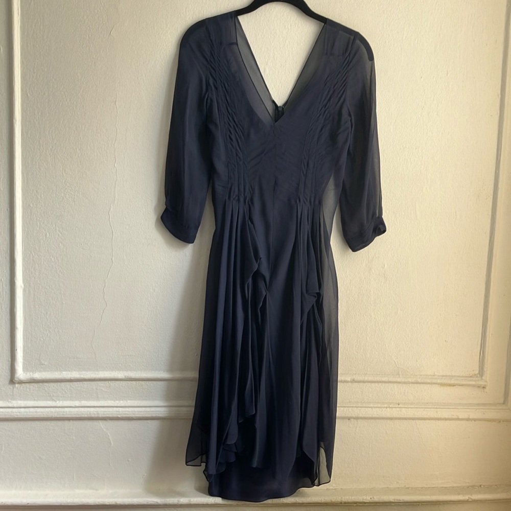 Morgan Le Fay Blue Silk Women's Dress